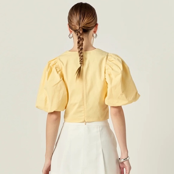 Endless Rose Women's puff sleeve shirt - Picture 5 of 8